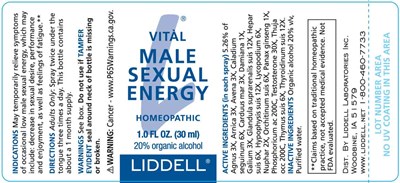 VitÀl Male Sexual Energy Lbl (Vital Male Sexual Energy Lbl 6 19 25)